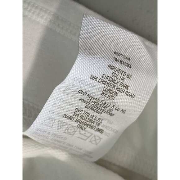 Denim and Co Active Petite French Terry Ankle Pant with Gauze Detail Size Medium - Picture 5 of 6